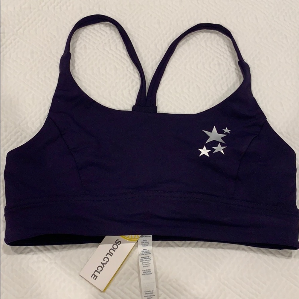 lululemon train times bra w/ stars NWT